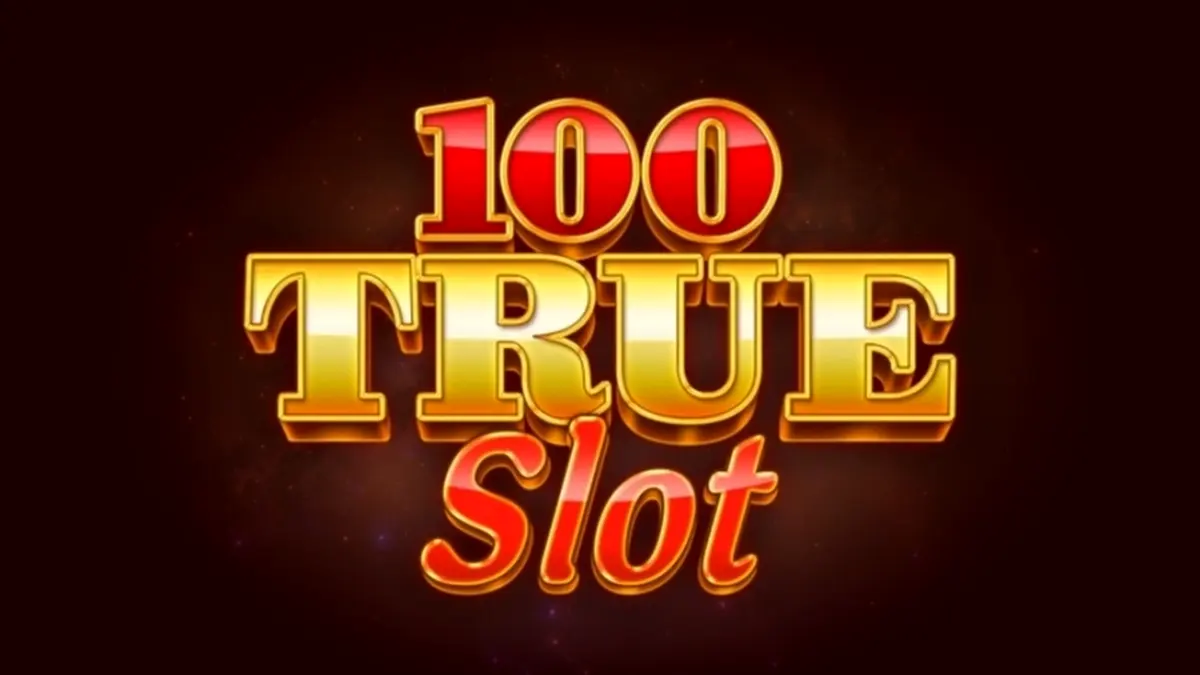 Tampilan visual mesin slot 100 True Slot dengan desain klasik modern